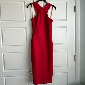 Ted Baker ERSKINE Midi Bodycon Dress Size 1